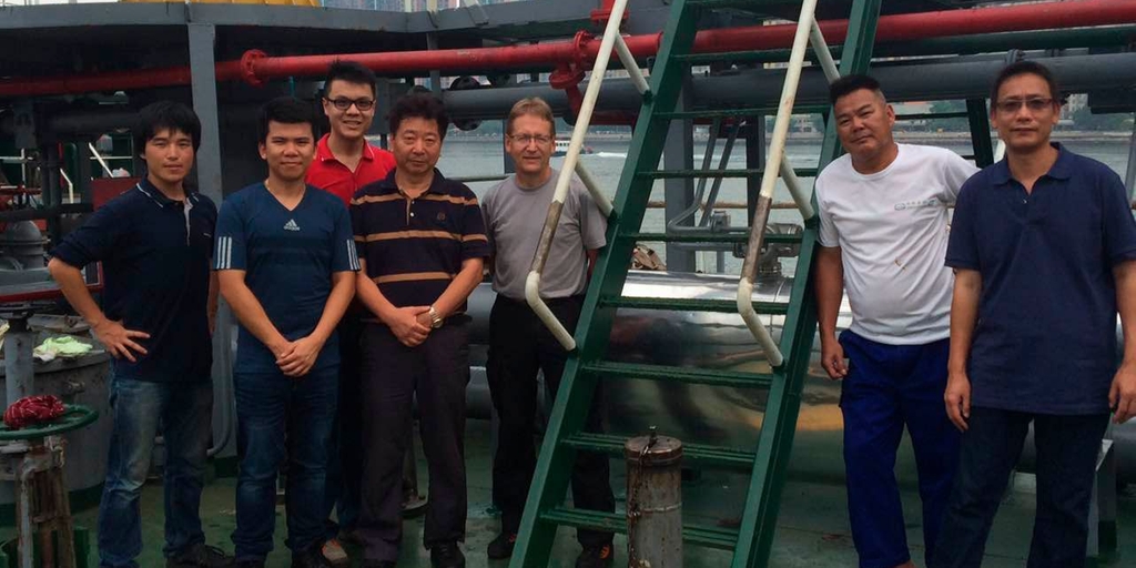 安装在中国香港的船用燃料计量系统