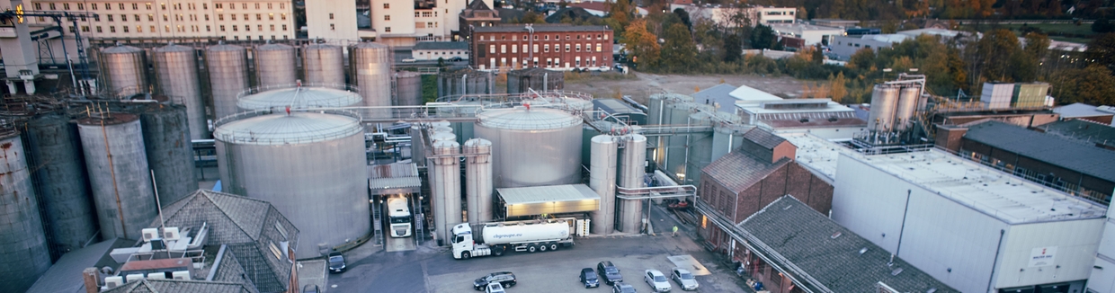 食品和饮料加工厂安装Endress+Hauser的液态食品装卸车撬